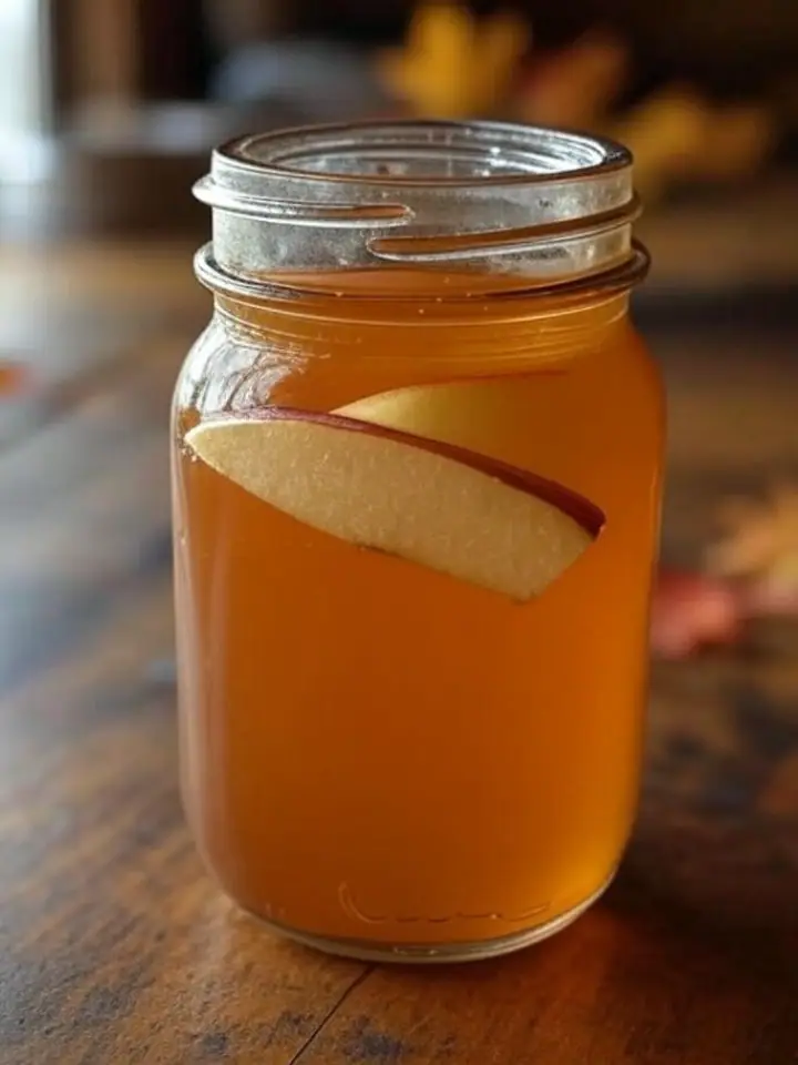 Apple Pie in a Jar Drink