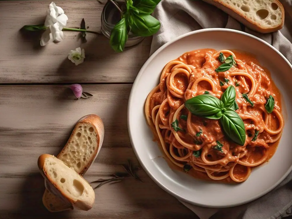 Long Squiggly Pasta