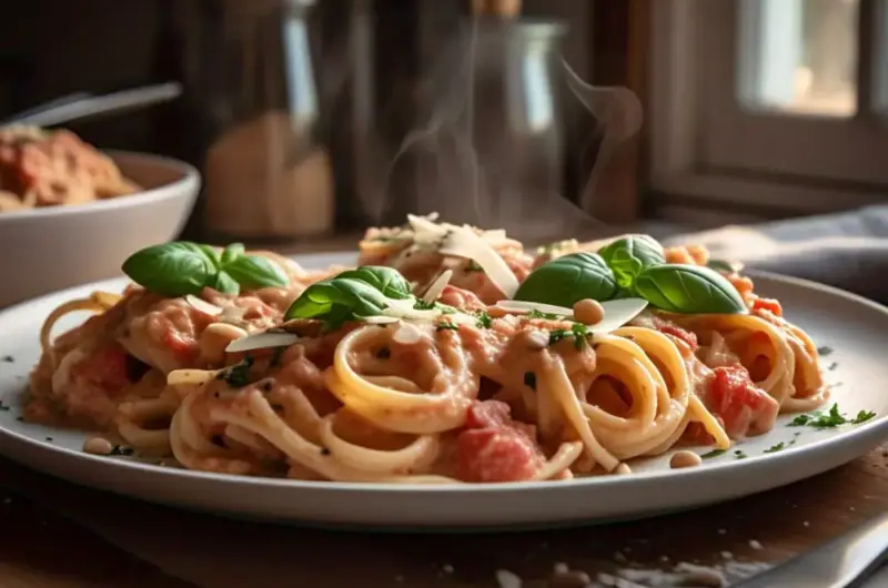 Long Squiggly Pasta